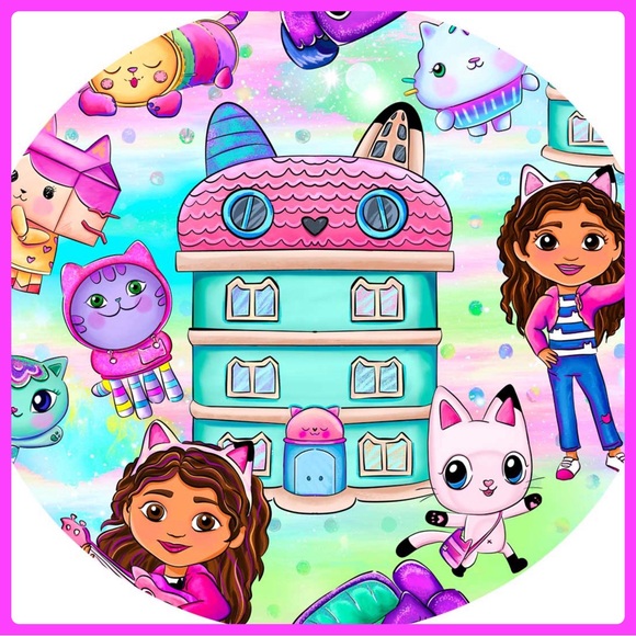 NWT Little Snuggles Gabby’s Dollhouse 3 Layered Bamboo Blanket 50x65 - Picture 2 of 5